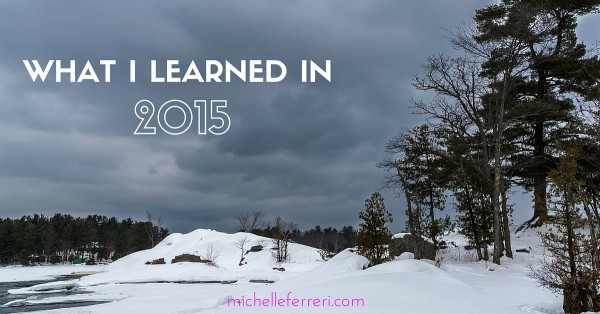 What I Learned in 2015