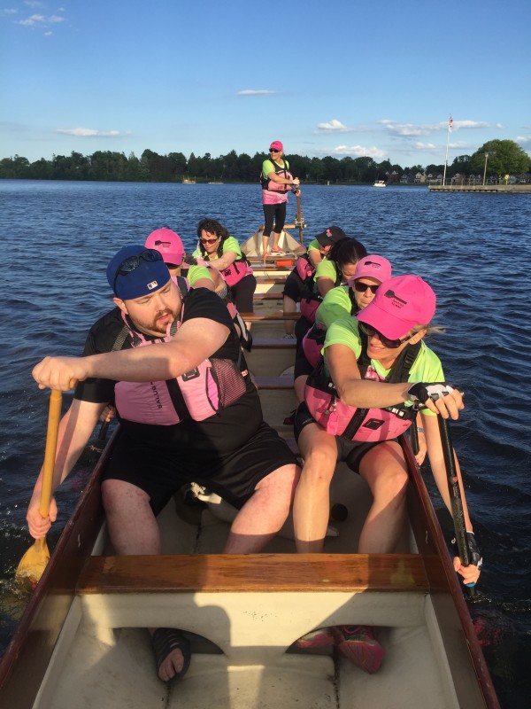 Survivors Abreast Teach Jer To Dragonboat!! 