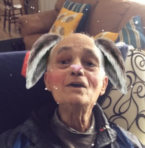 Watch My Daughter Teach Her 84 Year Old Nonno Snapchat
