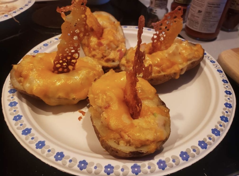 Come Cook With Us: Loaded Potatoes & Buffalo Chicken Dip
